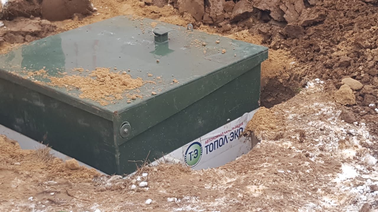 Монтаж септика