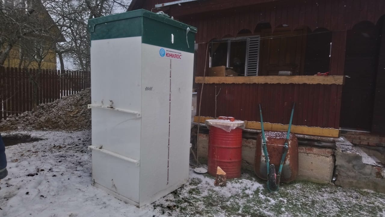 Монтаж септика