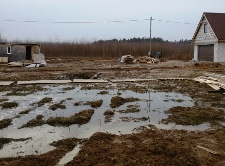 Устройство дренажа на участке